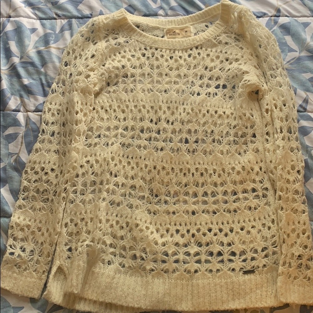 Cream knit sweater